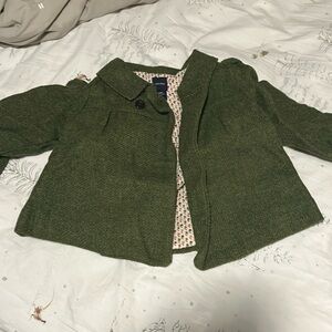 Green Baby Gap Girls Jacket - 6-12 months